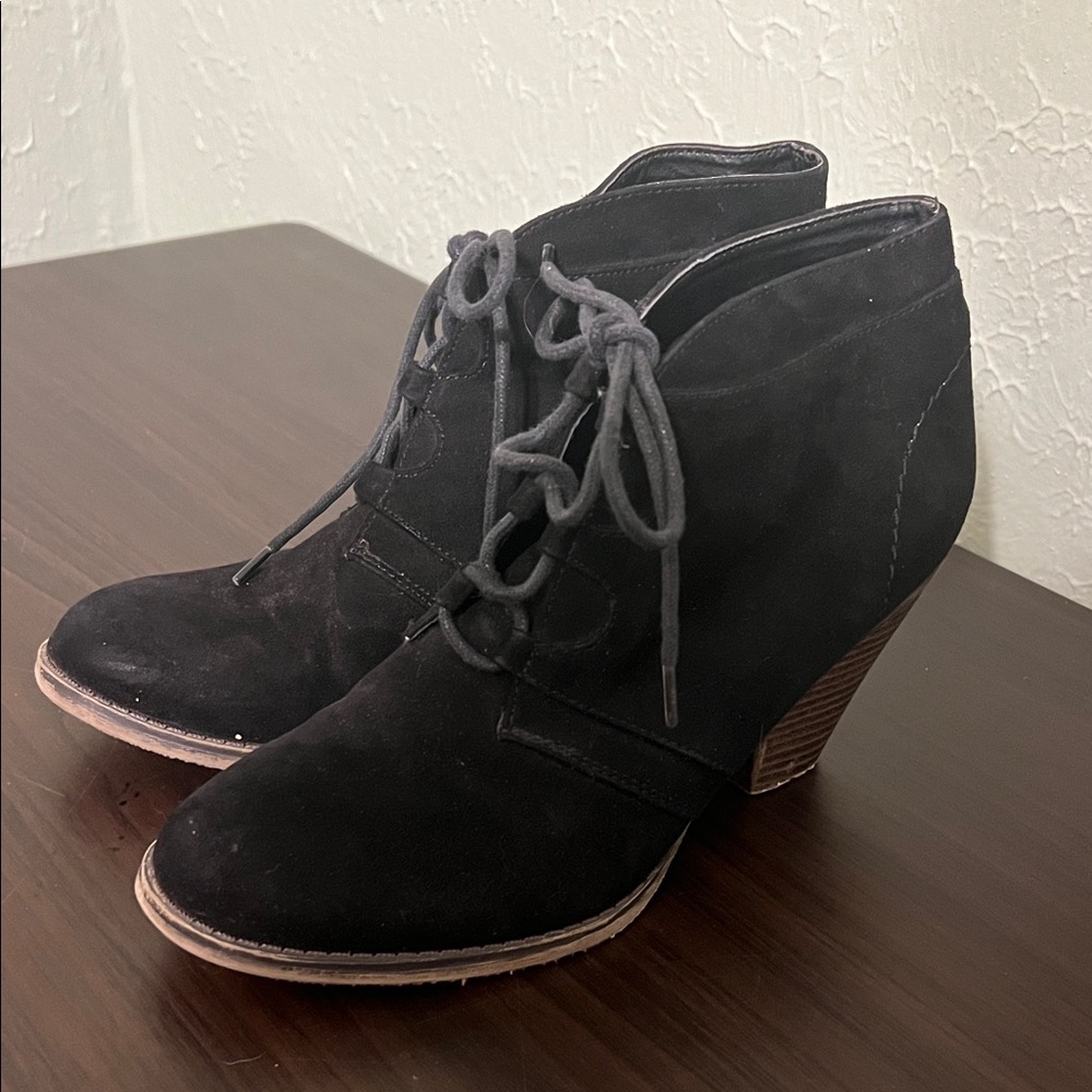 Black Suede Ankle Boots